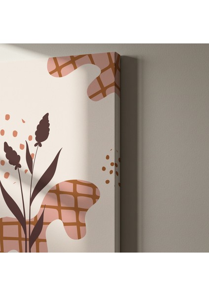 Soyut Bitkisel Desen Tablosu indirimleri