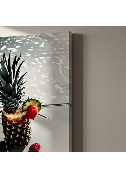 Ananas Kokteyli Plaj Temalı Soyut Tablo indirimleri