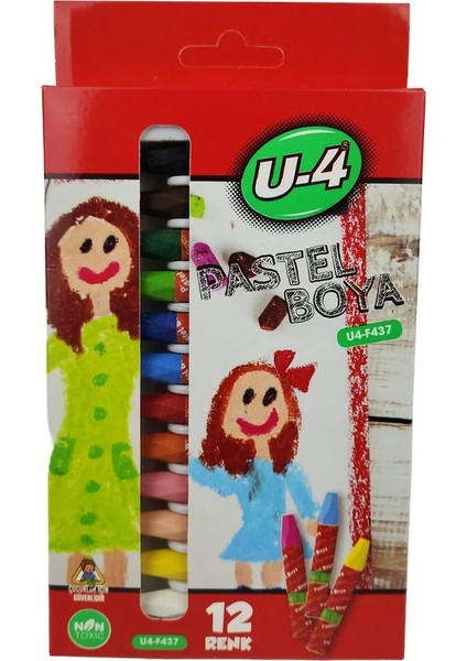 U-4 12'li Pastel Boya