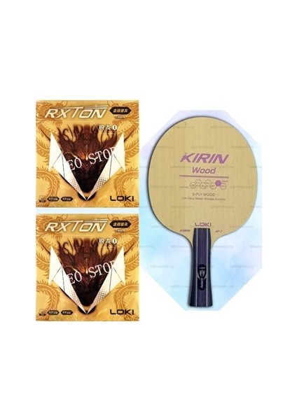 Yeni Rxton Gold Train Profesyonel Masa Tenisi Raketi Ittf Onaylı