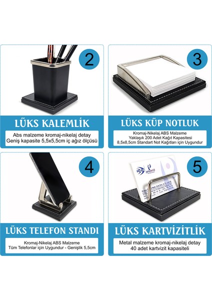 Milas Krom Detaylı Lüks Masa Isimliği Masaüstü Ofis Hediyesi Isimlik Seti fırsatları