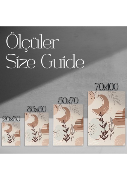 Soyut Bitkisel Desenler Tablosu modelleri