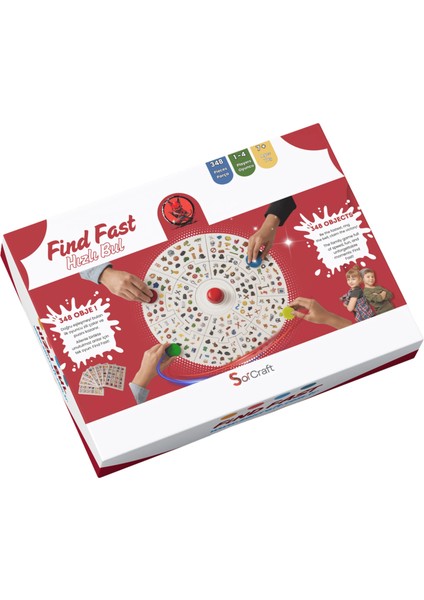 Find Fast Hızlı Bul Kutu Oyunu Dikkatini Topla, Reflekslerini Konuştur! fırsatları