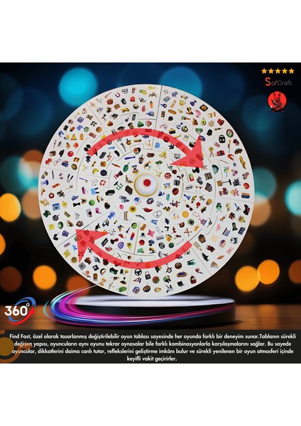 Find Fast Hızlı Bul Kutu Oyunu Dikkatini Topla, Reflekslerini Konuştur! modelleri