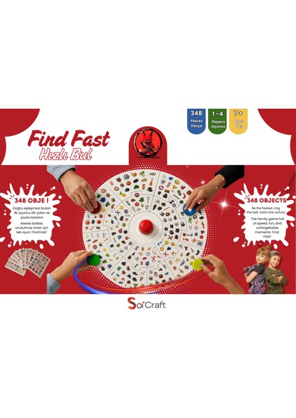 Find Fast Hızlı Bul Kutu Oyunu Dikkatini Topla, Reflekslerini Konuştur!