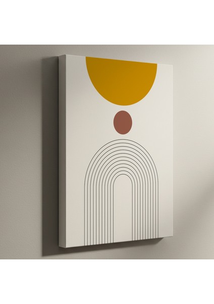 Minimalist Soyut Geometrik Sanat Tablosu