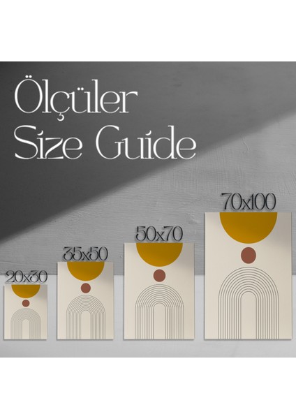 Minimalist Soyut Geometrik Sanat Tablosu modelleri