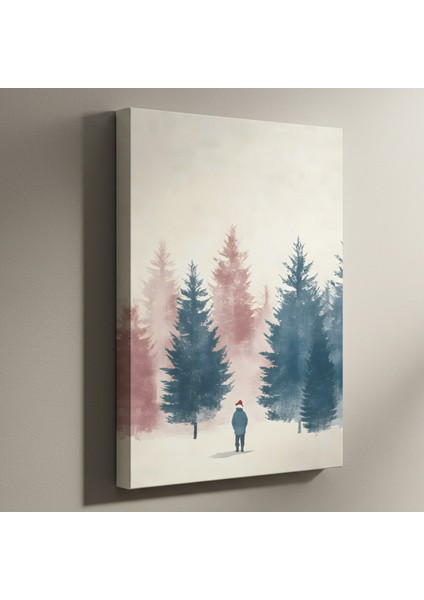 Kış Ormanı Noel Tablosu