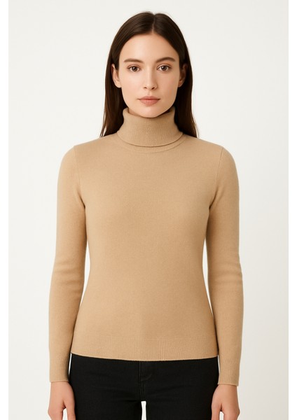 3'lü Paket Kadın Basic Tam Balıkçı Yaka Kazak modelleri