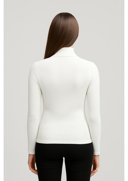 3'lü Paket Kadın Basic Tam Balıkçı Yaka Kazak modelleri