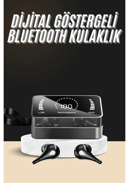 Bluetooth Kulaklık Anc Özelliği Powerbank Özelliği Aynalı Dijital Göstergeli fiyatları