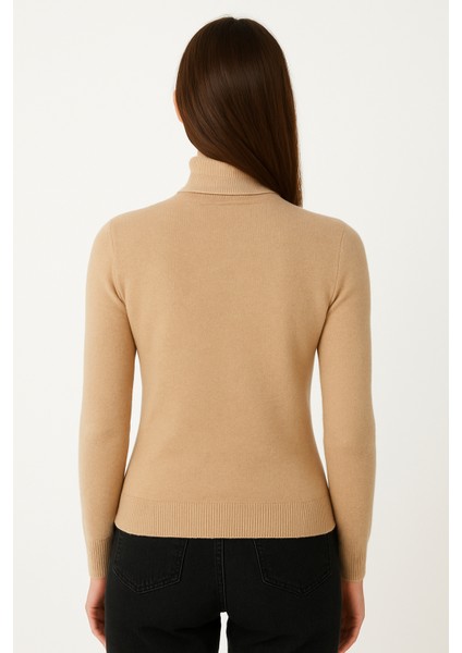 3'lü Paket Kadın Basic Tam Balıkçı Yaka Kazak