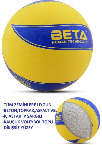 Voleybol Topu Kauçuk Dikişsiz Ultra Dayanıklı Top No:5 fırsatları