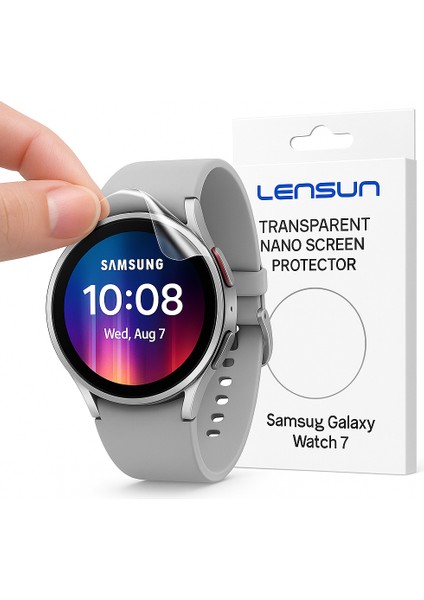 Şeffaf Nano Ekran Koruma – Samsung Galaxy Watch 8 Classic 8 Adet