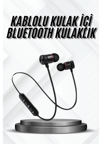 Bluetooth Bağlantılı Kablolu Mıknatıslı Sport Kulaklık fiyatları