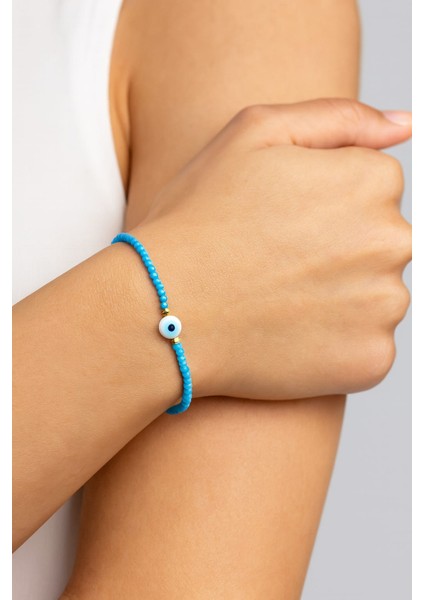 Nazar Boncuklu Mavi Bileklik