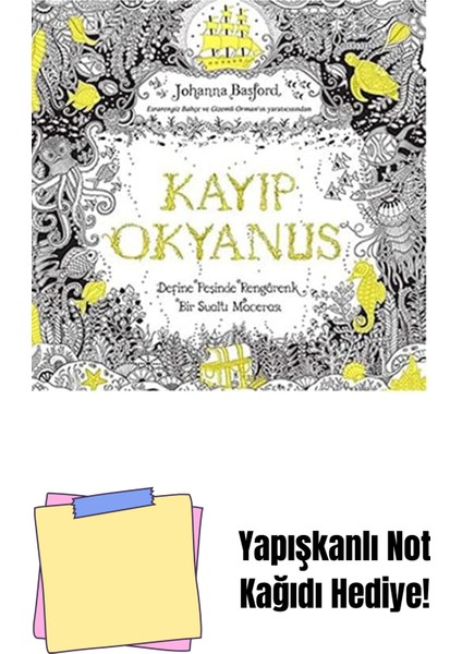 Kayıp Okyanus: Define Peşinde Rengarenk Bir Sualtı Macerası + Yapışkanlı Not Kağıdı