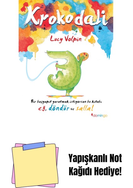 Krokodali + Yapışkanlı Not Kağıdı