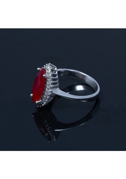 925 Ayar Gümüş Doğal Taşlı Kadın Yüzük Tek Adet Mevcut Parmağa Göre Ayarlanır 3.50 gr fiyatları