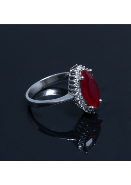 925 Ayar Gümüş Doğal Taşlı Kadın Yüzük Tek Adet Mevcut Parmağa Göre Ayarlanır 3.50 gr modelleri