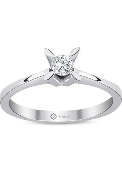 0,20 Karat Pırlanta Tektaş Yüzük