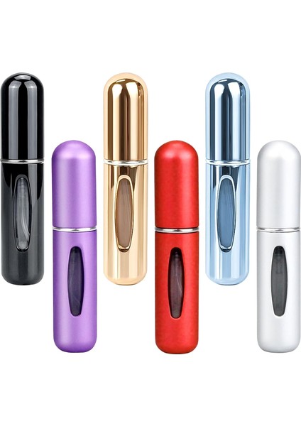 Seyahat Parfüm Şişesi Doldurulabilir Mini Cep Parfüm Şişesi Atomizer ( 6 Adet ) modelleri