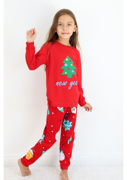 Kız Çocuk Orta Kalınlıkta Basic Baskılı Pijama Takımı fiyatları