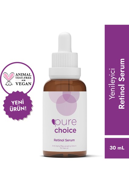 Retinol Serum, 30ml - Yaşlanma Karşıtı ve Yenileyici
