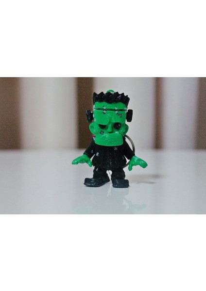 Sevimli Frankenstein Hediyelik Anahtarlık (Fosforlu)