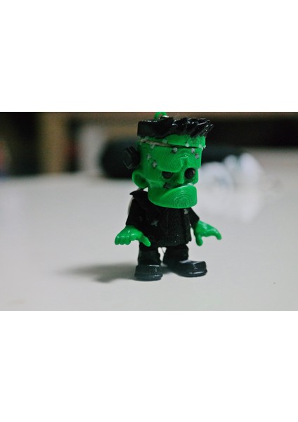 Sevimli Frankenstein Hediyelik Anahtarlık (Fosforlu)