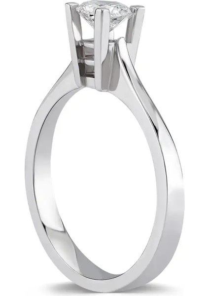 0,50 Karat F Renk Gıa Sertifikalı Pırlanta Tektaş Yüzük fiyatları