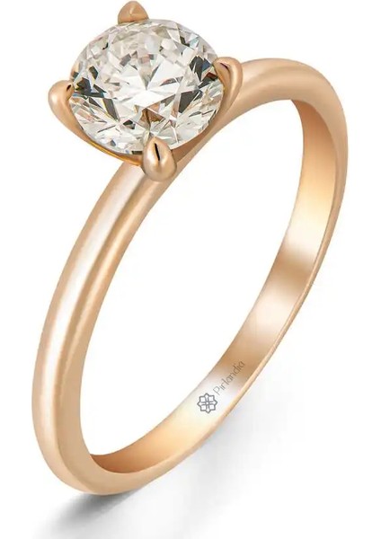 1,00 Karat F Renk Hrd Sertifikalı Pırlanta Tektaş Yüzük fiyatları