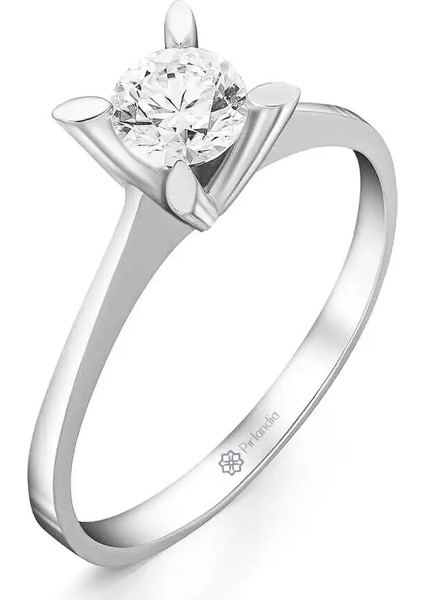 0,40 Karat F Renk Hrd Sertifikalı Pırlanta Tektaş Yüzük fiyatları