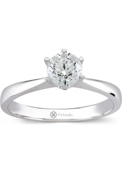 0,50 Karat E Renk Hrd Sertifikalı Pırlanta Tektaş Yüzük