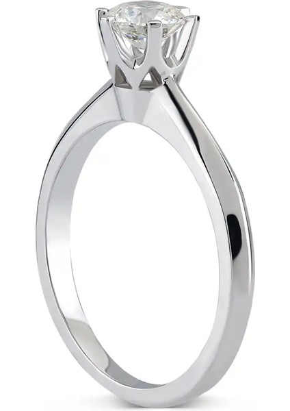 0,50 Karat E Renk Hrd Sertifikalı Pırlanta Tektaş Yüzük fiyatları