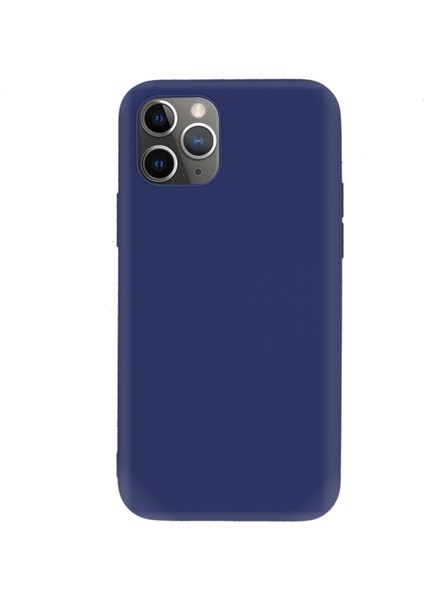 Apple iPhone 11 Pro Max İnce Mat Silikon Kılıf Lacivert fiyatları