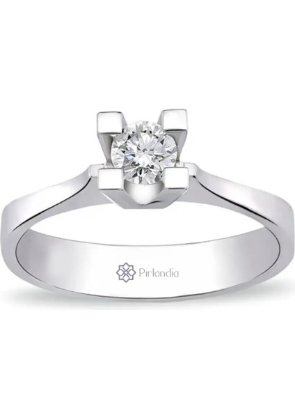 0,20 Karat Pırlanta Tektaş Yüzük
