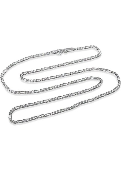 Gümüş Erkek Zincir Kolye Figaro 60 cm