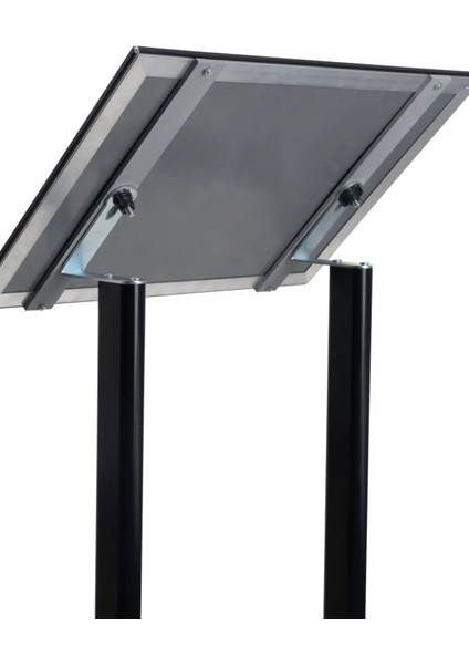 A2(42X60) Siyah Sac Taban Çift Ayaklı Menü ve Bilgilendirme Panosu Ayaklı Reklam Panosu modelleri