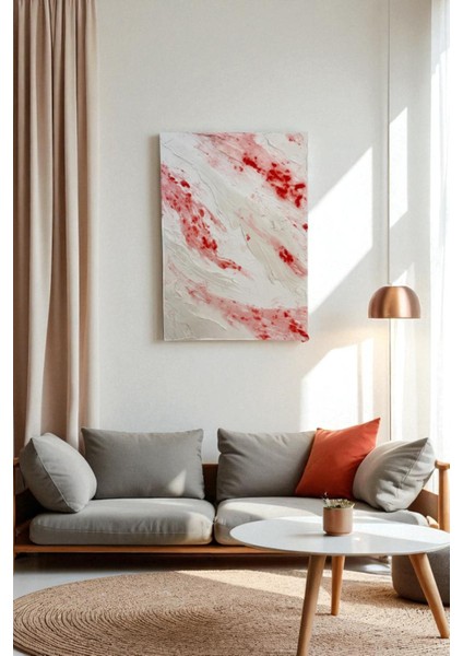 Çilek Reçeli Görünümlü Dokulu Tablo, Dekoratif Tablo,home Decor ,çerçevesiz Dokulu Tablo modelleri