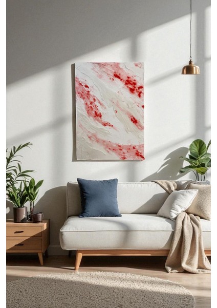 Çilek Reçeli Görünümlü Dokulu Tablo, Dekoratif Tablo,home Decor ,çerçevesiz Dokulu Tablo fırsatları