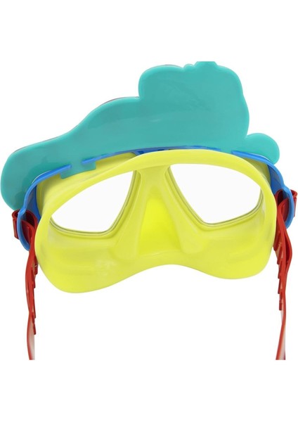 Figürlü Deniz Havuz Yüzücü Çocuk Maske Timsah Hayvan 3 - 7 Yaş Arası 22064 modelleri