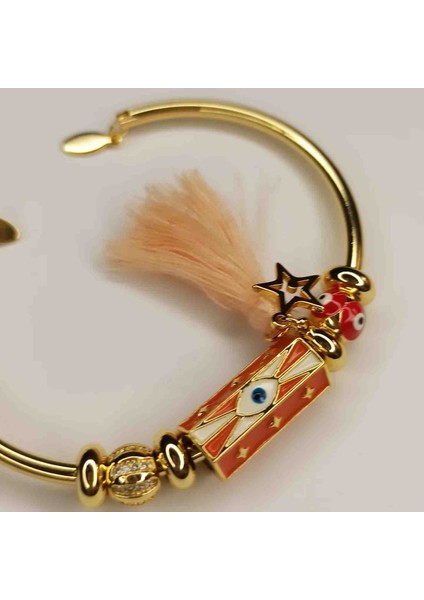 Özel Seri Zirkon Taşlı Çelik Mineli Etnik Kelepçe Bileklik fiyatları