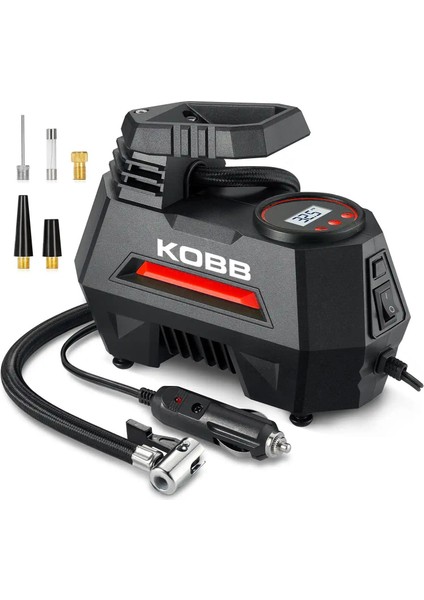 KB180 12VOLT 150 Psı Ayarlanabilir Dijital Basınç Göstergeli Lastik Şişirme Pompası