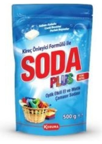Soda Plus Optik Etkili El ve Matik Çamaşır Sodası 500 gr