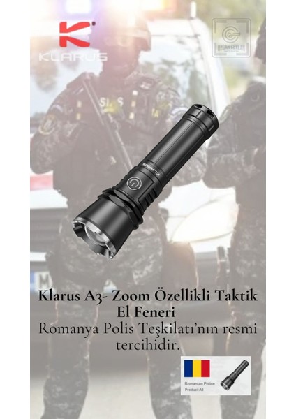 A3 - Zoom Özellikli Taktik El Feneri fiyatları