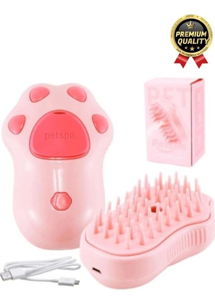 Yeni Seri Tüy Bakımı Pati Desenli Şarjlı Su Hazneli Doldurulan Kedi Köpek Evcil Hayvan Buharlı Tarak fiyatları