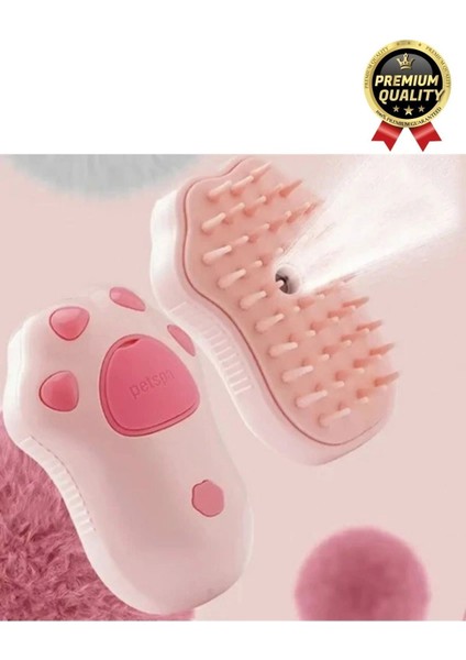 Yeni Seri Tüy Bakımı Pati Desenli Şarjlı Su Hazneli Doldurulan Kedi Köpek Evcil Hayvan Buharlı Tarak modelleri