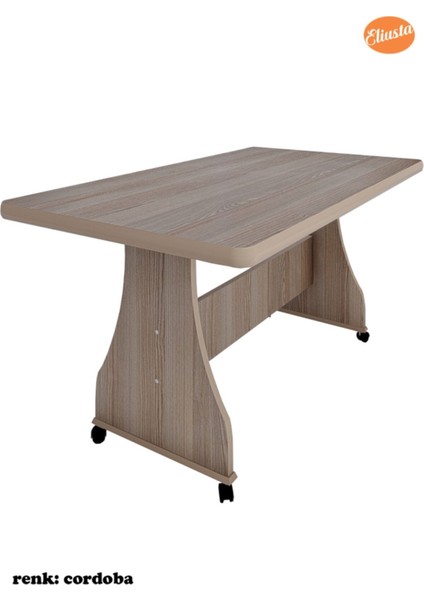 Tekerlekli Mdf Masa %100 Mdf Çalışma Masası Salon Orta Sehpa indirimleri
