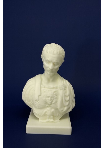 Sezar Büstü Kalemlik Organizer Masaüstü Dekoratif Kalem Düzenleyici modelleri